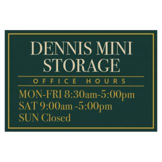 Dennis Office Sign