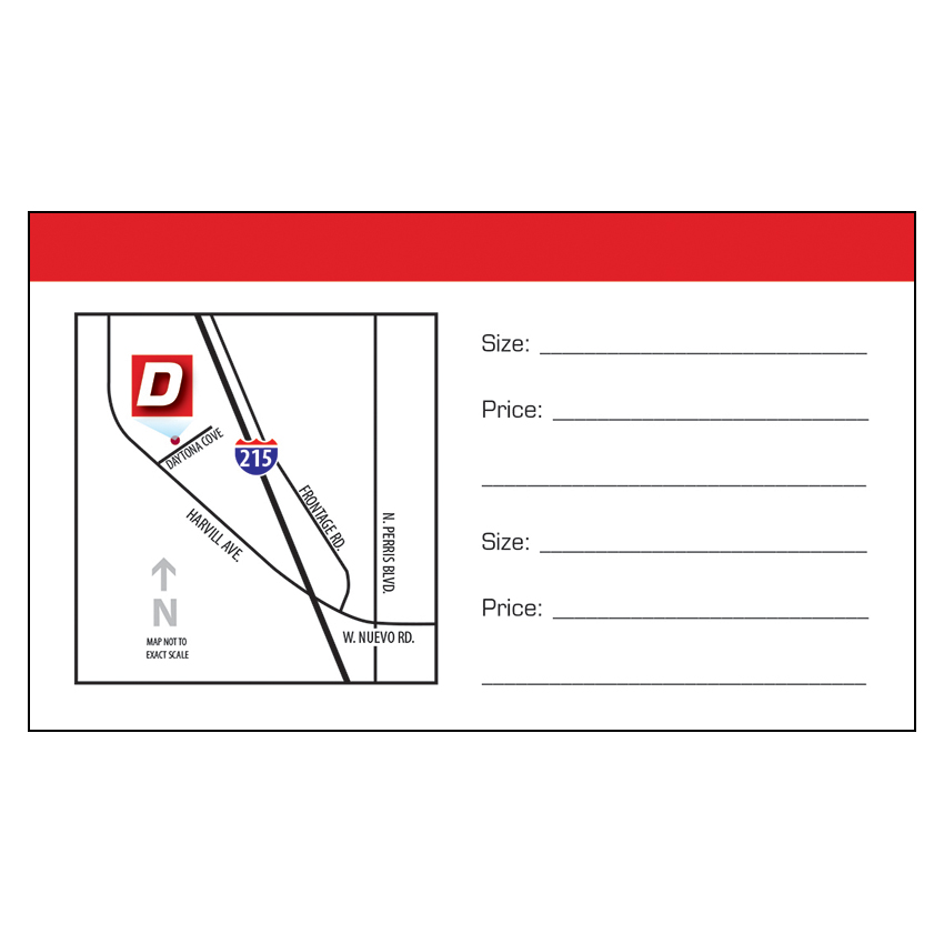 Daytona Business Card Plat Marketing