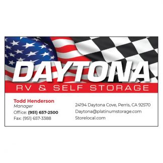 Daytona Business Card - Manager