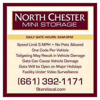 North Chester Gate Sign