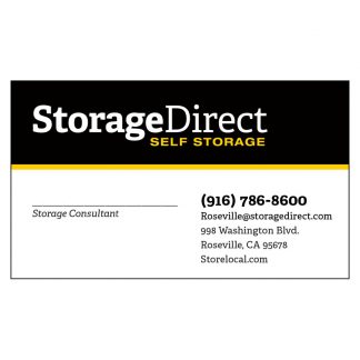 Storage Direct Roseville Business Card