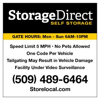 Storage Direct Francis Gate Sign