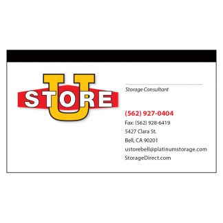 U-Store Business Card
