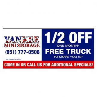 Yankee Mini Storage Large Banner