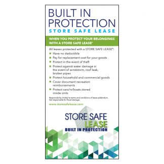 Store Safe Lease Rack Card