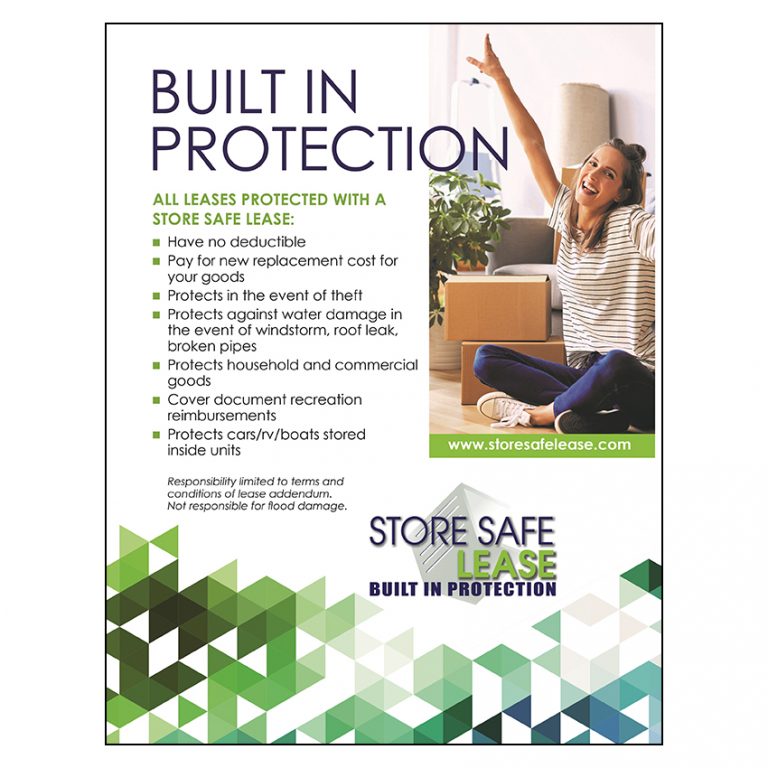 Store Safe Lease Built In Poster Plat Marketing