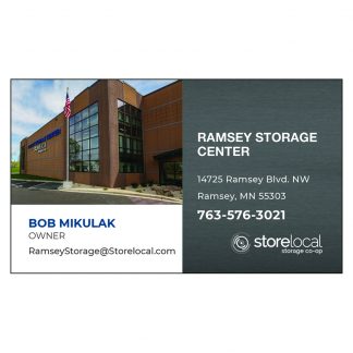 Storelocal  Ramsey Manager Business Card