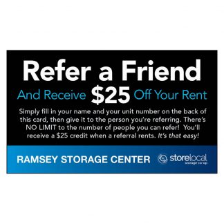 Storelocal  Ramsey Referral Card