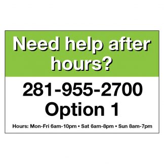 After Hours Sign
