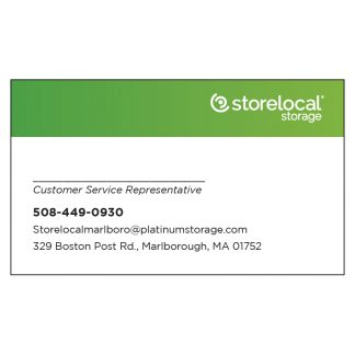 StoreLocal Marlborough Business Card