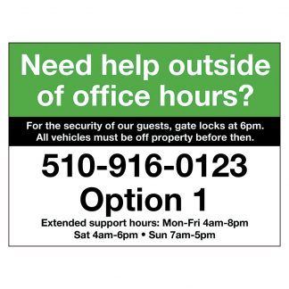 Storelocal Oakland After Hours Sign