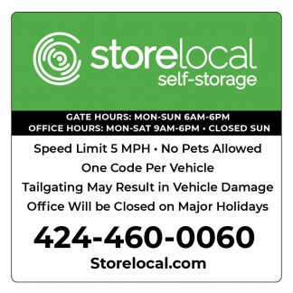 Storelocal Centinela Gate Sign