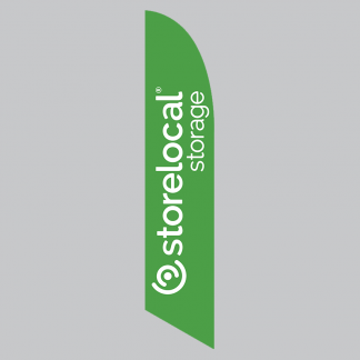 Feather Flag, 14' high, Storelocal Logo