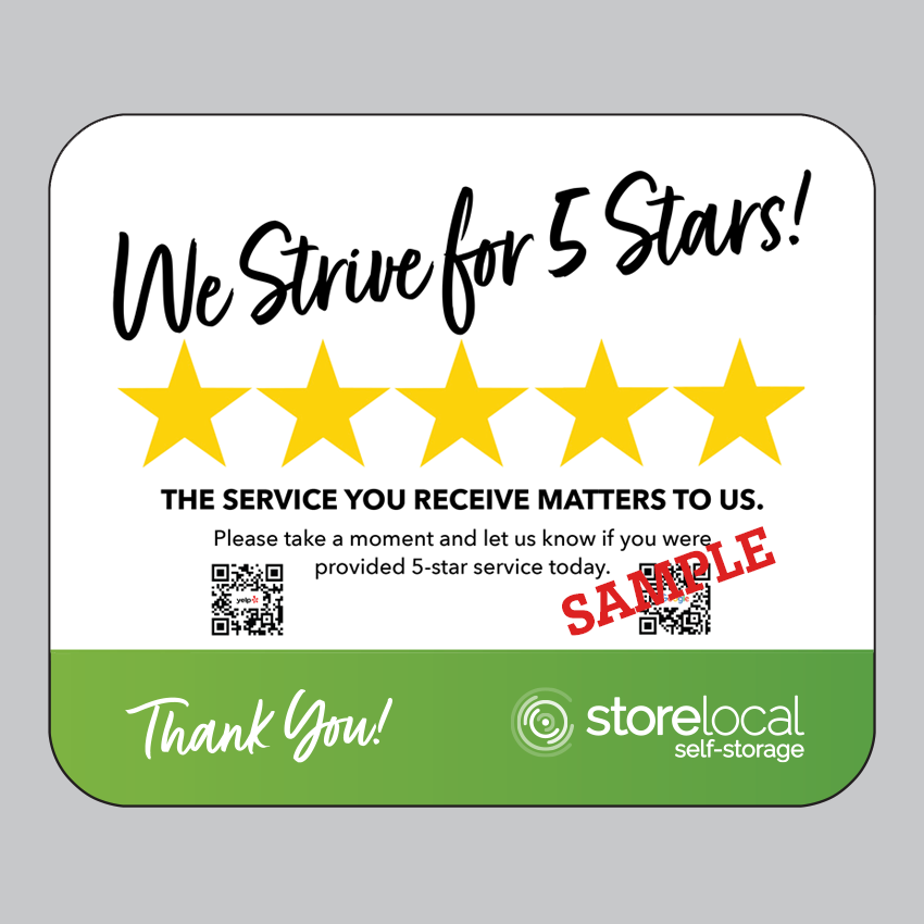 Strive for Five Storelocal Mousepad