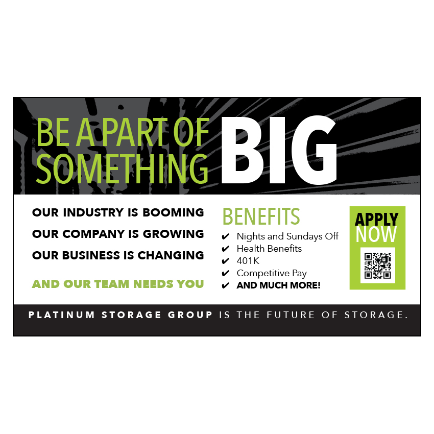 Recruiting Business Card Featuring Female - Image 2