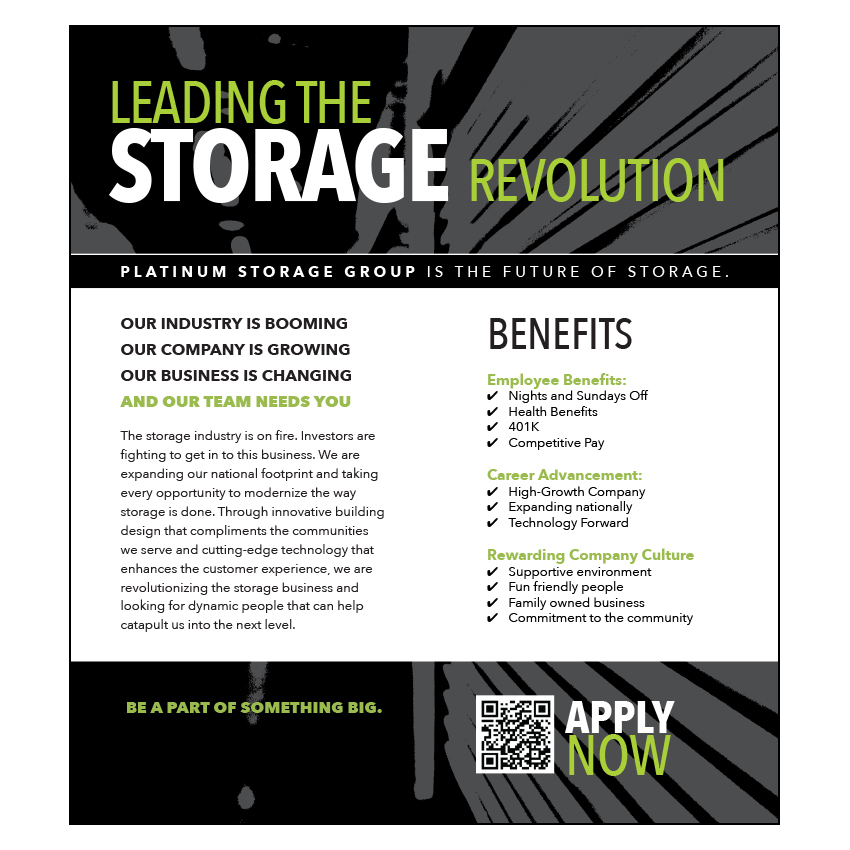 Recruiting Brochure Featuring Male - Image 3