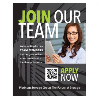 Recruiting Poster Featuring Female