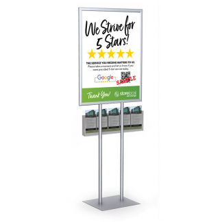 Strive for Five Indy Poster Floorstand Display