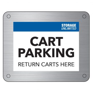 Storage Unlimited Cart Sign