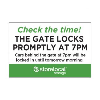 StoreLocal Oakland Check the Time Sticker Set of 6