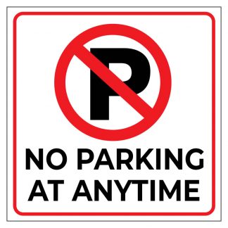 Sign - No Parking Sign 18"x18"
