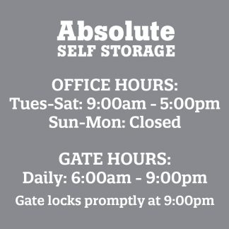 Absolute Office Window Decal