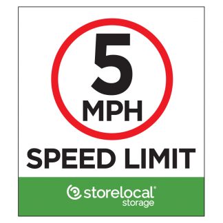 Standard Storelocal 5MPH 16"x18"