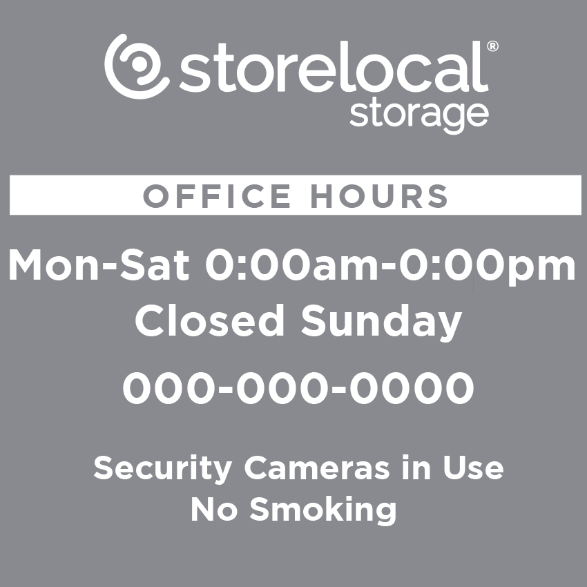 Standard StoreLocal  Office Window Decal