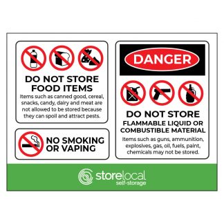 Storelocal Fontana Combo sign 24"x18