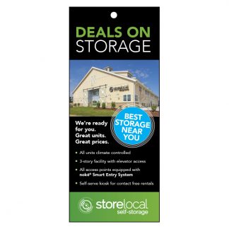 StoreLocal Gallatin Promotional Rack Card with Hole