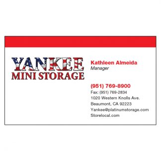 Yankee Business Card - Manager