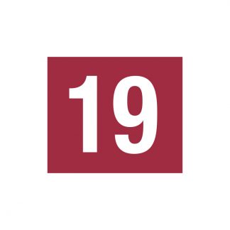 Canyon Road Unit Sign Set (1-44) 3.5"x3"