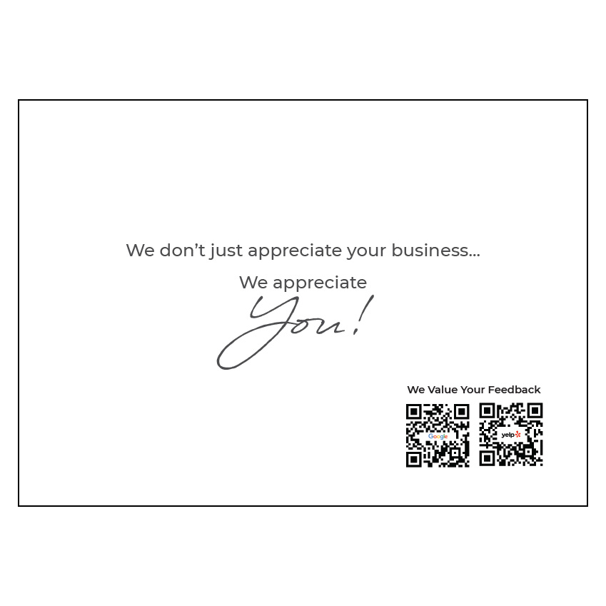 Storage Direct Fontana Thank You Greeting Card - Image 2