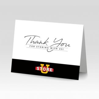 U-Store Bell Thank You Greeting Card