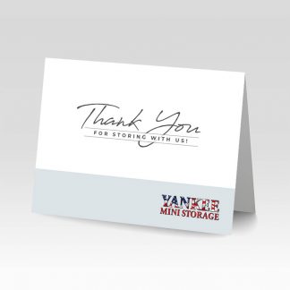 Yankee Thank You Greeting Card