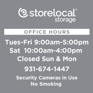 StoreLocal  Beechcroft Office Window Decal