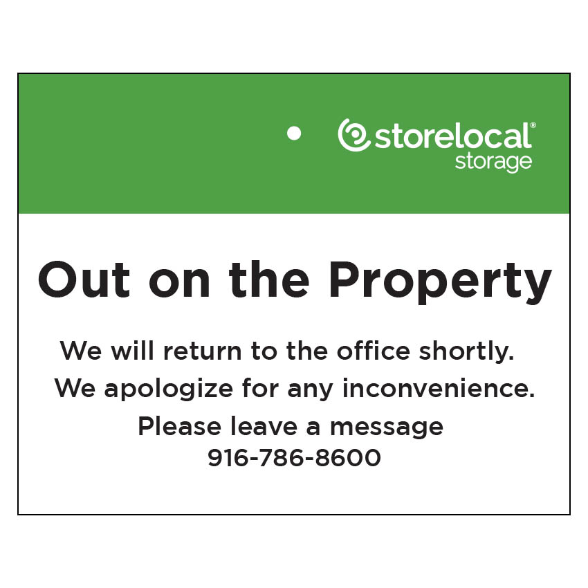 Storelocal Roseville Door Sign Property 10"x8"