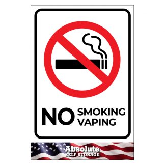 Absolute Oakland No Smoking Sign 12"x18"