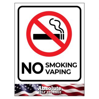 Absolute Oakland No Smoking Sign 9"x12"