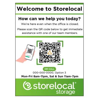 Liveswitch Window Graphic 22"x30" 2-sided