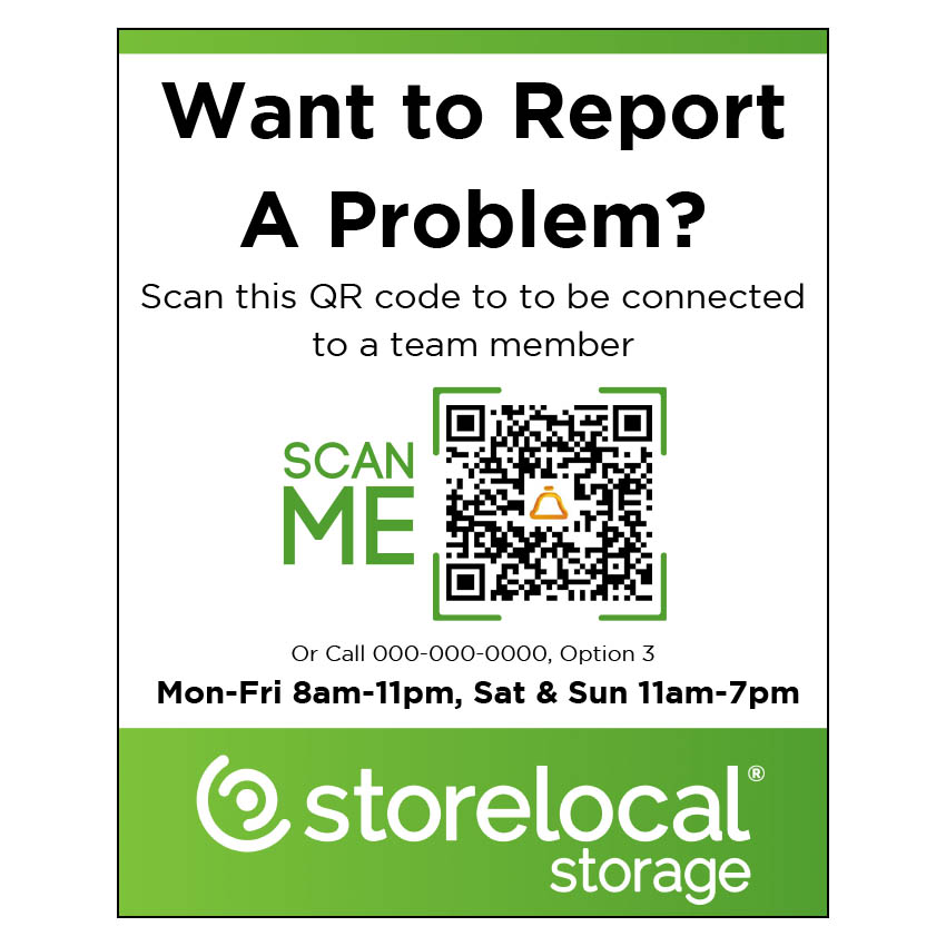 Liveswitch Report a Problem Removable Decal 4"x5"