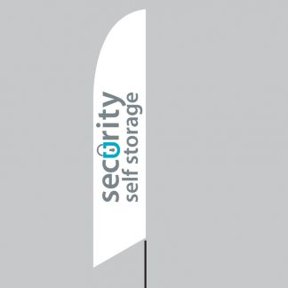 Feather Flag, 14' high, Logo