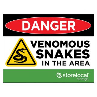 Storelocal Snake Sign 24"x18"