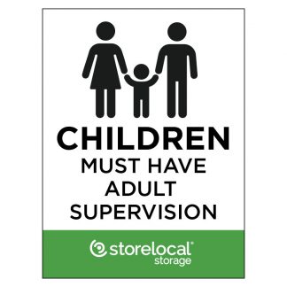 Standard Storelocal Children Sign 9"x12"