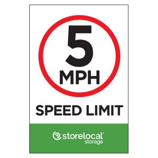 Standard Storelocal 5MPH 12"x18"