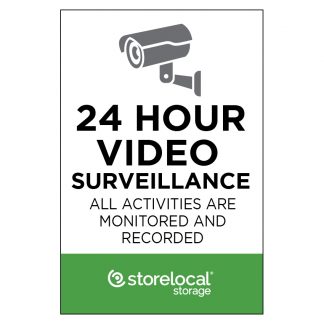 Standard Storelocal Surveillance 12"x18"