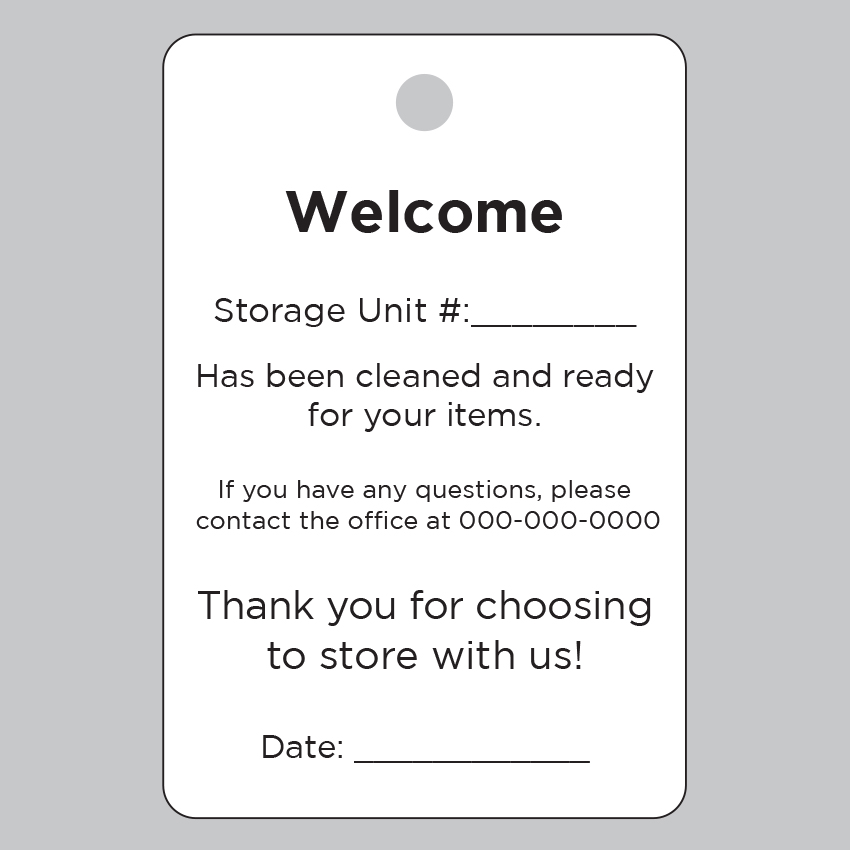 Unbranded Liveswitch Clean Unit Tag