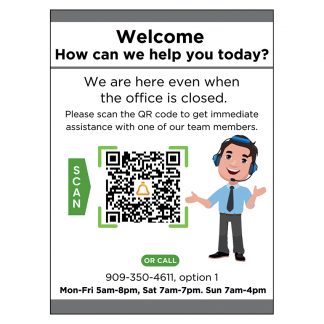 Unbranded Liveswitch Welcome 22"x30" Sign