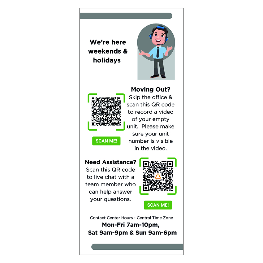 Unbranded Liveswitch Welcome Rack Card (two-sided) - Image 2