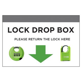 Unbranded Storelocal Lock Box Sign 18"x12"